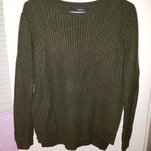 Forest Green Forever 21 Sweater